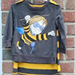 Bumblebee Boy Top & Cape